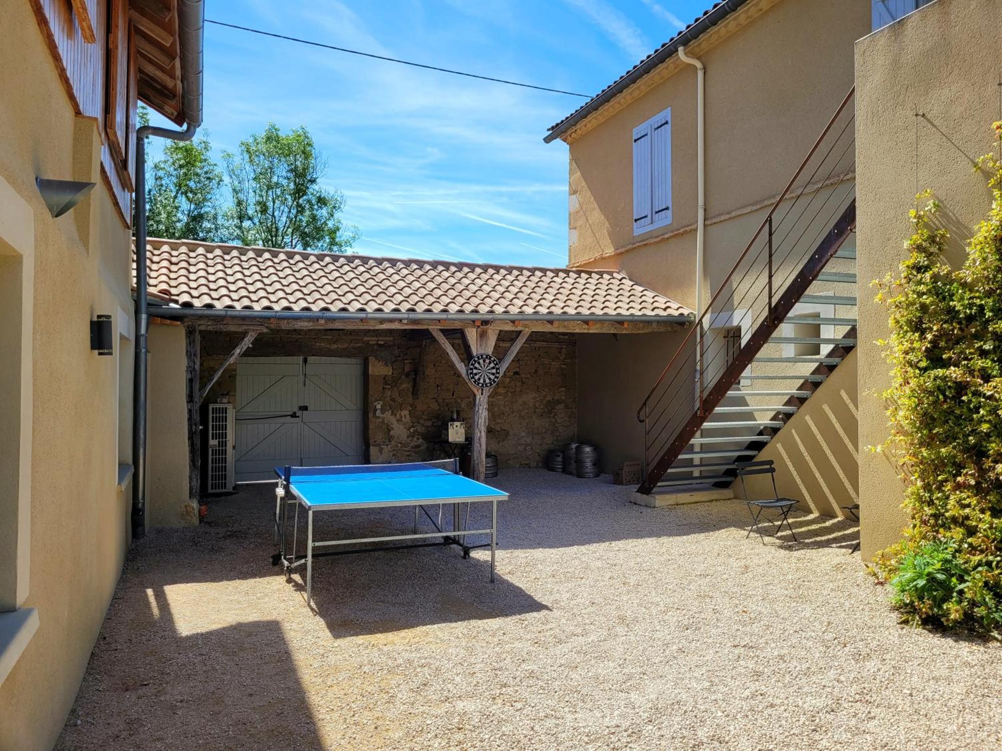 Gite Campagne Famille 15 Pers Piscine Chauffee Jeux Enfants Petanque Saint-Sauvy Exterior photo